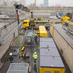 Gerador de energia Atlas Copco QAS 140 Pd