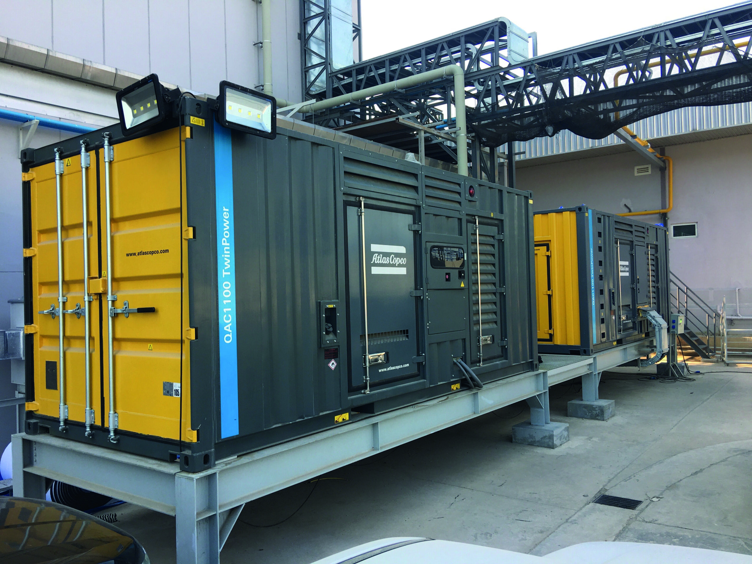 Gerador de energia Atlas Copco QAC 1100 Sd5