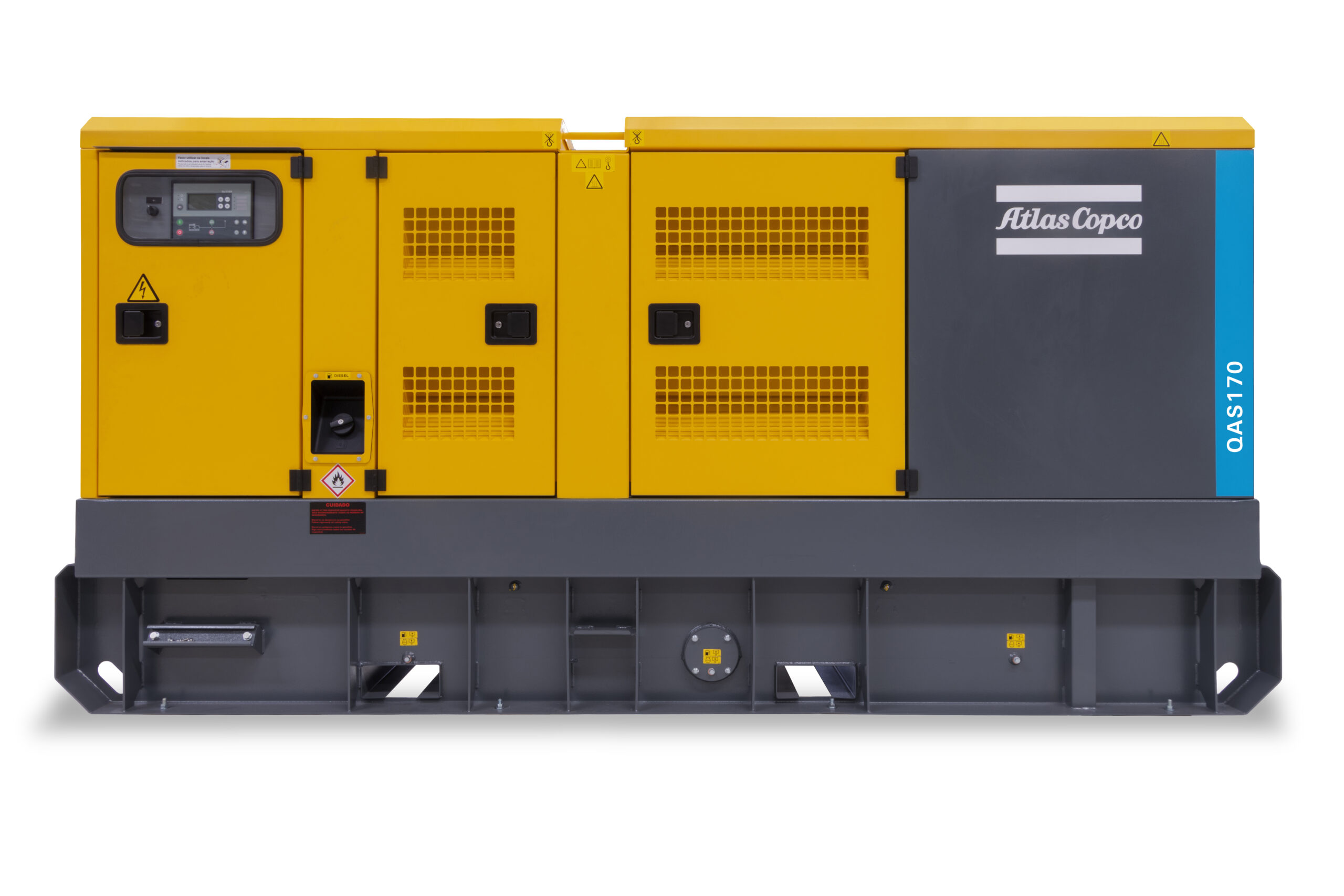 Gerador de energia Atlas Copco QAS 170 Pd