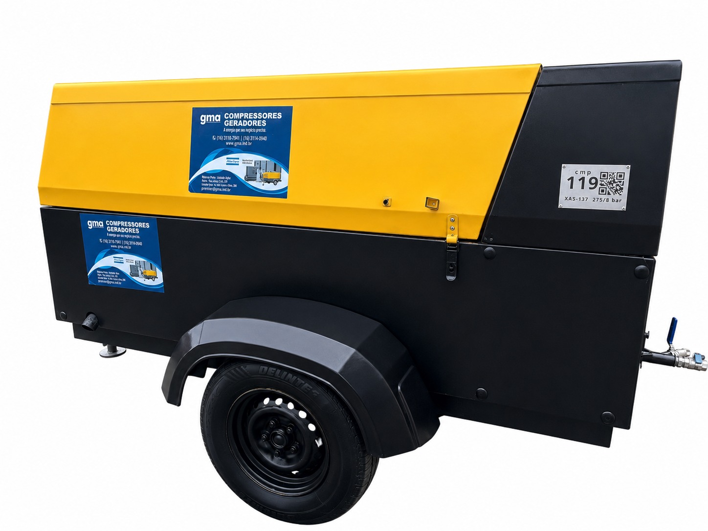 compressor xas 137 250 pcm locaçao atlas copco
